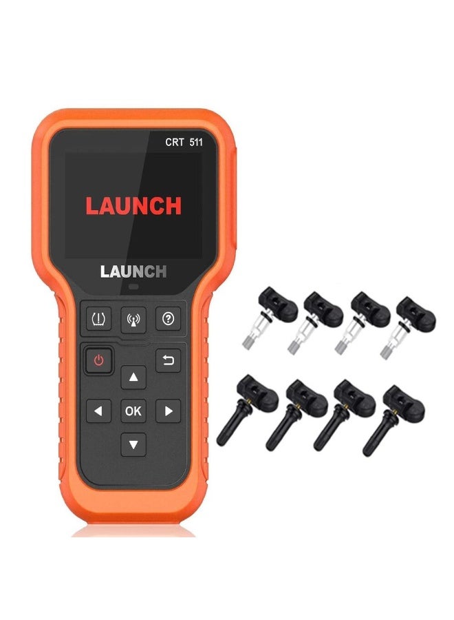 لانش جهاز لانش CRT 511 الاحترافي لبرمجة حساسات ضغط الإطارات (TPMS) مع 8 حساسات معدنية - يغطي 98% من السيارات - Image 3